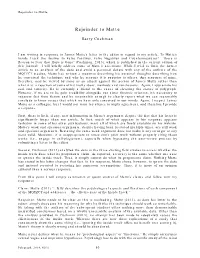 Cushman Rejoinder to Matte