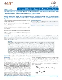Electrochemical Biosensor Based on Furosemide-Gold Nanoparticles for the Determination of Dopamine for Practical Applications