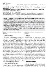 Kocuria (Micrococcus) and Cultivation Methods for Their Detection – Part 1