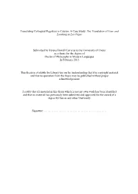 Translating Colloquial Registers in Catalan. a Case Study: the Translation of Fear and Loathing in Las Vegas