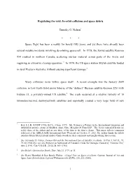 1 Regulating the Void: In-Orbit Collisions and Space Debris Timothy