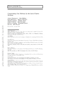 Constraining Gas Motions in the Intra-Cluster Medium
