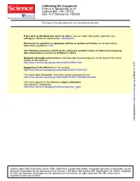 DOI: 10.1126/Science.1183325 , 1241 (2010); 327 Science Et Al. Francis A. Macdonald, Calibrating the Cryogenian