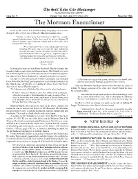 The Mormon Executioner