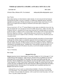 Wider Quaker Fellowship, Aotearoa New Zealand