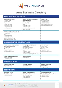Arua Business Directory.Indd
