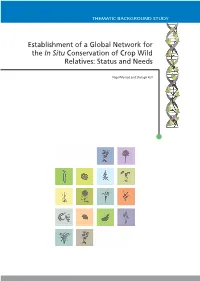 Establishment of a Global Network for the in Situ Conservation of Crop Wild Relatives: Status and Needs