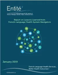French-Language Health System Navigators