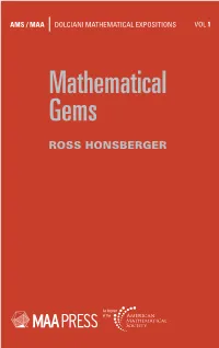 Mathematical Gems