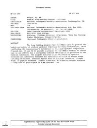NCAA [R] Drug-Testing Program, 1999-2000