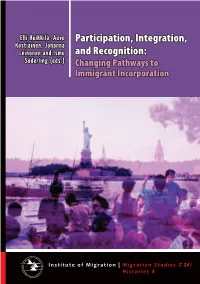 Participation, Integration, and Recognition and Integration, Participation