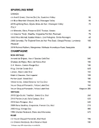 See Reserve Wine List