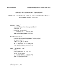 M.S. Flannery Et Al. Management Approach for Unimpounded Rivers A
