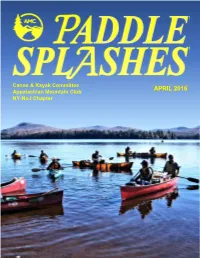 APRIL 2016 Appalachian Mountain Club