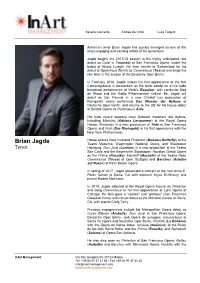 Brian Jagde Has Quickly Emerged As One of the Most Engaging and Exciting Artists of His Generation