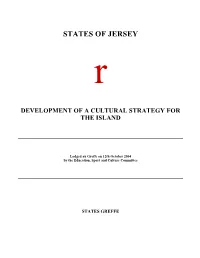 Development of a Cultural Strategy for the Island