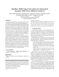 Malmax: Multi-Aspect Execution for Automated Dynamic Web Server Malware Analysis