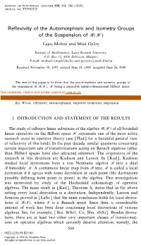 Reflexivity of the Automorphism and Isometry Groups of the Suspension of B(H)