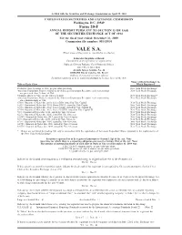 VALE S.A. (Exact Name of Registrant As Specified in Its Charter)