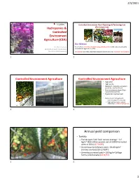 Annual Yield Comparison