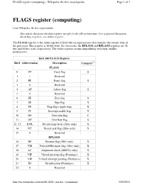 FLAGS Register (Computing) - Wikipedia, the Free Encyclopedia Page 1 of 3