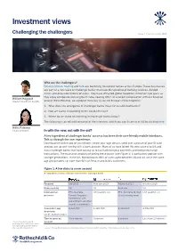 Wealth Management: Investment Views