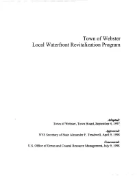 Town Ofwebster Local Waterfront Revitalization Program