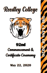 View the 2020 Virtual Commencement Program (PDF)
