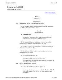 Enterprise Act 2002 Page 1 of 25