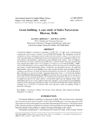 Green Building: a Case Study of Indra Paryavaran Bhawan, Delhi