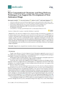 How Computational Chemistry and Drug Delivery Techniques Can Support the Development of New Anticancer Drugs