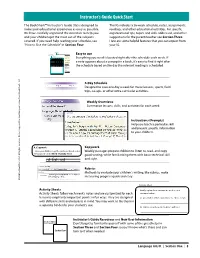 Language Arts K, 3-Week Sample