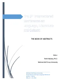 The Book of Abstracts