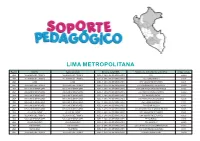 Lima Metropolitana
