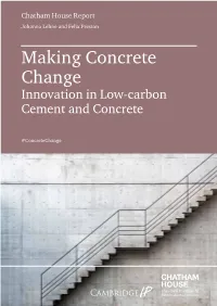 Making Concrete Change: Innovation in Low-Carbon Cement and Concrete ﻿