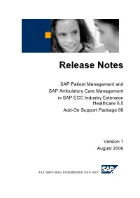Release Notes
