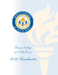 2020 Graduates the First Commencement Rowan College of South Jersey