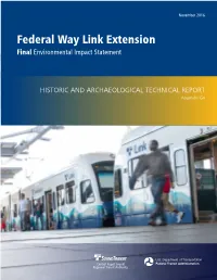 Federal Way Link Extension Final Environmental Impact Statement