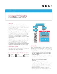 JTAG Simulation VIP Datasheet