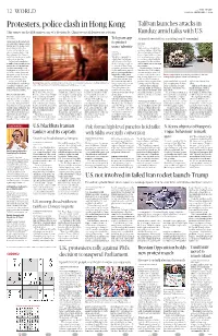 Protesters, Police Clash in Hong Kong