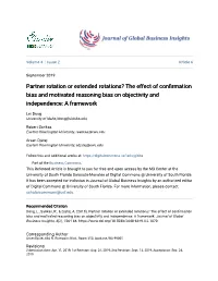 The Effect of Confirmation Bias and Motivated Reasoning Bias on Objectivity and Independence: a Framework