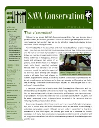 What Is Conservation? Andrianandrasana Works with Erik to Welcome to Our Second DLC SAVA Conservation Newsletter