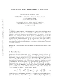 Contextuality with a Small Number of Observables