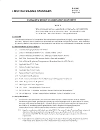 LMSC PACKAGING STANDARD Page 1 of 4