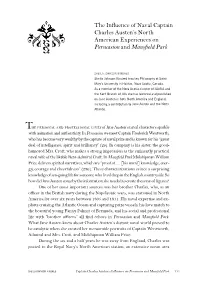 The Influence of Naval Captain Charles Austen's North American