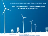 Why Are Grid Codes / Interconnections Standards So Important