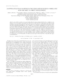 Adaptive Evolution of Bindin in the Genus Heliocidaris Is Correlated with the Shift to Direct Development