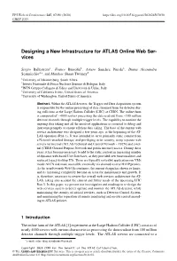 Designing a New Infrastructure for ATLAS Online Web Services