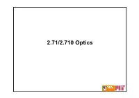 Introduction to Optics