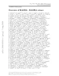 KAGRA Science Arxiv:2008.02921V1 [Gr-Qc] 7 Aug 2020